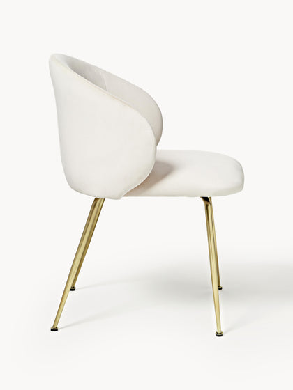 Westwing Collection Samt-Polsterstühle Luisa 2 Stück Online