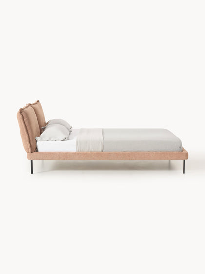 Westwing Collection Polsterbett Amelia aus Teddy-Bouclé Hotsell