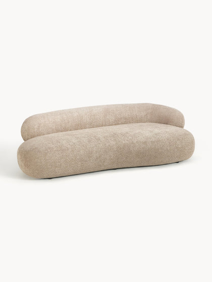Westwing Collection Sofa Alba (3-Sitzer) aus Teddy-Bouclé Sonderangebot