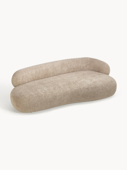 Westwing Collection Sofa Alba (3-Sitzer) aus Teddy-Bouclé Sonderangebot