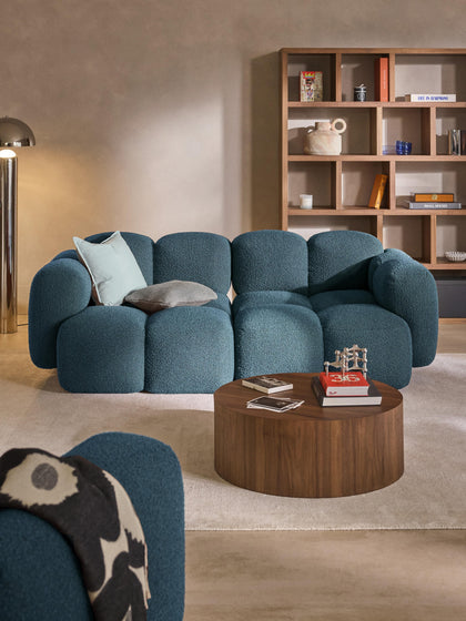 Westwing Collection Modulares Sofa Tayla (3-Sitzer) aus Bouclé Günstig kaufen