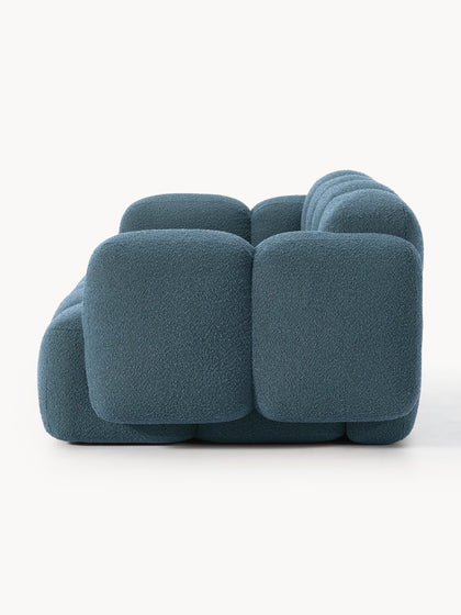 Westwing Collection Modulares Sofa Tayla (3-Sitzer) aus Bouclé Günstig kaufen