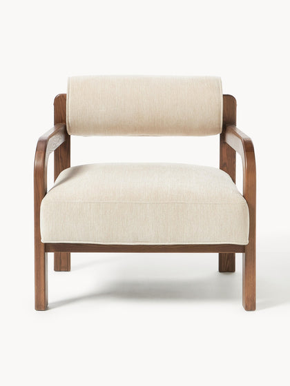 Westwing Collection Loungesessel Raymond aus Eschenholz Saisonschlussverkauf