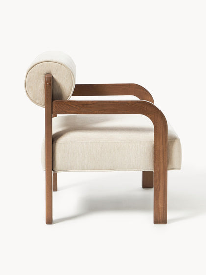 Westwing Collection Loungesessel Raymond aus Eschenholz Saisonschlussverkauf