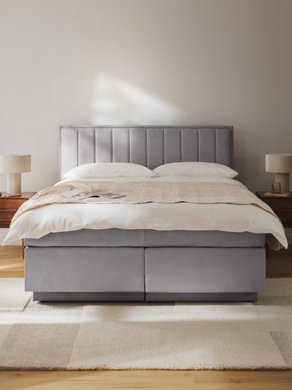 Westwing Collection Boxspringbett Livia mit Stauraum Osterangebot