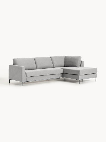 Westwing Collection Schlafsofa Luna (3-Sitzer) mit Matratze Jubiläumsangebot
