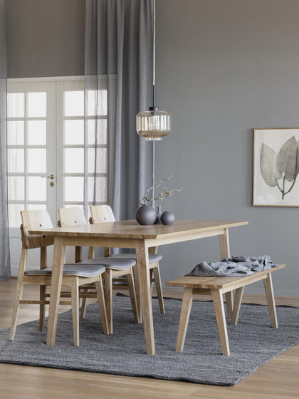 Westwing Collection Ausziehbarer Esstisch Melfort 180 - 280 x 90 cm Neueste Mode