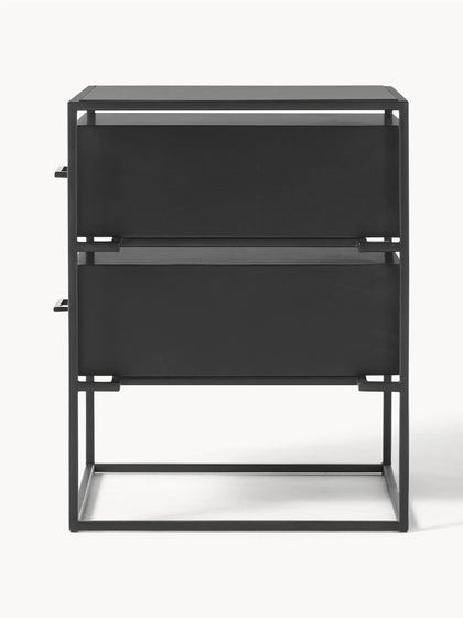 Westwing Collection Nachttisch Lyle aus Mangoholz Online Outlet