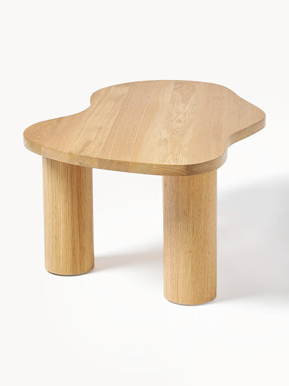 Westwing Collection Couchtisch Didi aus Eichenholz in organischer Form Blitzangebot