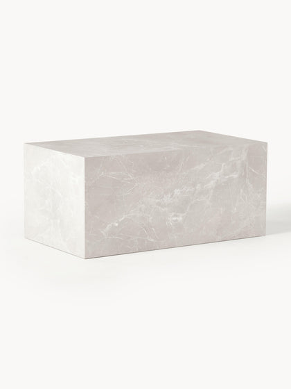 Westwing Collection Couchtisch Lesley in Travertin-Optik