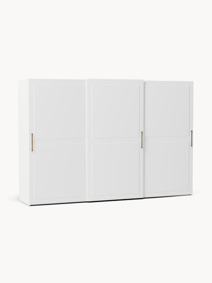 Westwing Collection Modularer Schwebetürenschrank Charlotte 300 cm Breite mehrere Varianten