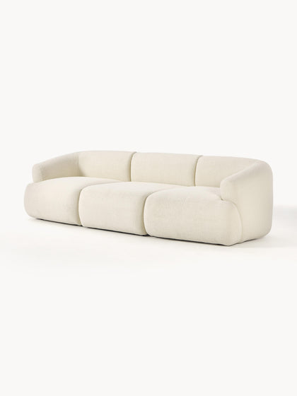 Westwing Collection Modulares Teddy-Sofa Sofia (3-Sitzer) Begrenzte Freigabe