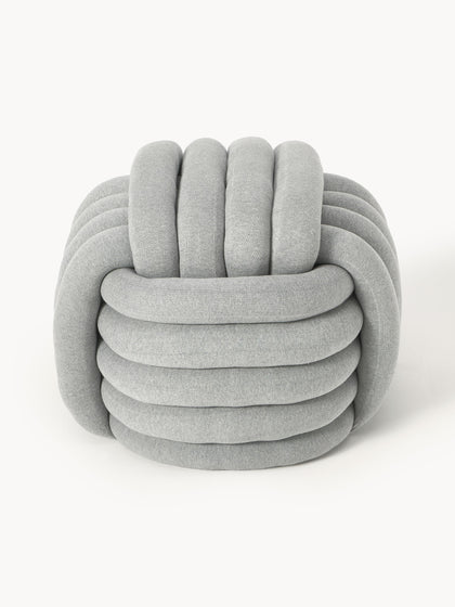 Westwing Collection Knoten-Pouf Twist Letzte 3 Tage