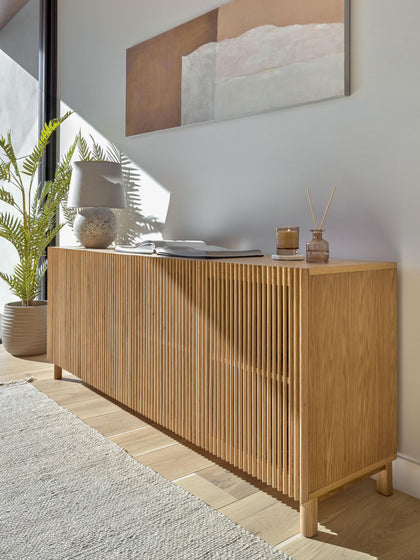 Westwing Collection Holz-Sideboard Beyla Letzter Tag