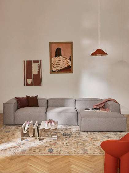 Westwing Collection Modulares Ecksofa Lennon Sonderangebot der Fabrik