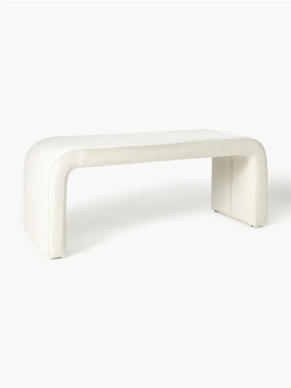 Westwing Collection Samt-Polsterbank Penelope