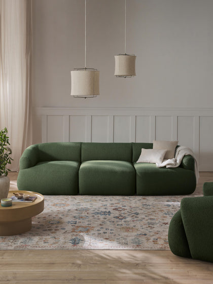 Westwing Collection Modulares Bouclé-Sofa Sofia (3-Sitzer) Discount Store für neue Produkte