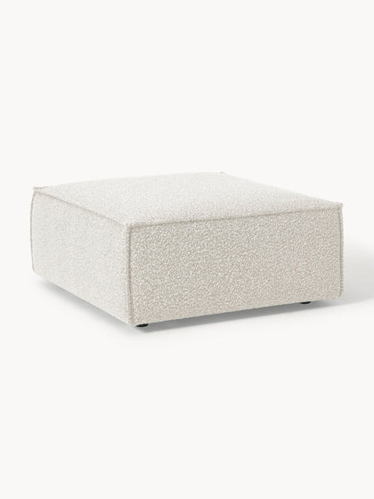Westwing Collection Sofa-Hocker Lennon aus Bouclé Super Rabatt