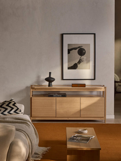 Westwing Collection Holz-Sideboard Libby Kostenloser Versand international