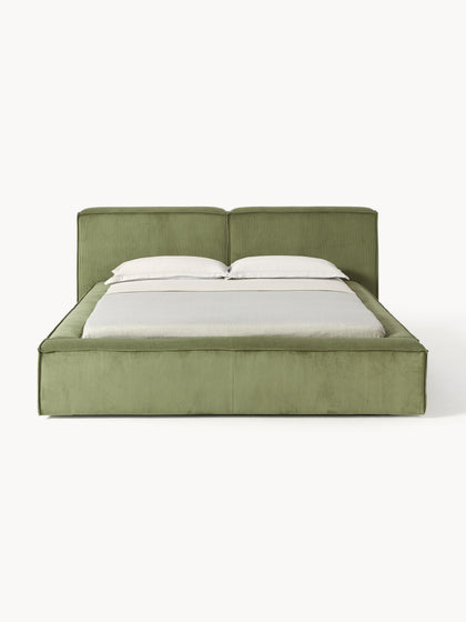 Westwing Collection Polsterbett Lennon aus Cord zollfrei