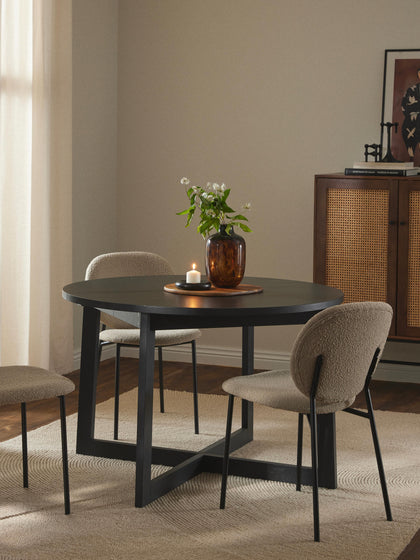 Westwing Collection Ausziehbarer Esstisch Bennet 115 - 215 x 75 cm 50% Rabatt für begrenzte Zeit