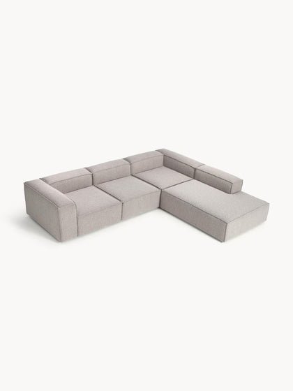 Westwing Collection Modulares XL-Ecksofa Lennon aus Bouclé Online