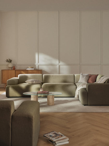 Westwing Collection Großes Ecksofa Melva (4-Sitzer) Outlet