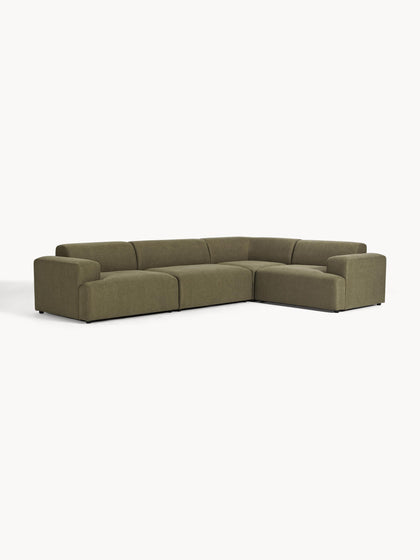 Westwing Collection Großes Ecksofa Melva (4-Sitzer) Outlet