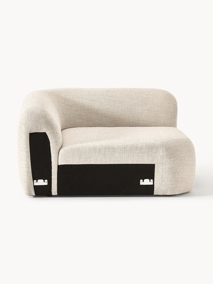 Westwing Collection Abgerundetes Eckmodul Wolke aus Bouclé Günstig kaufen