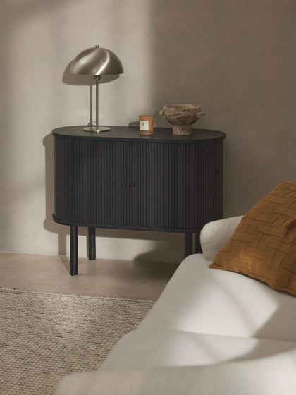 Westwing Collection Kleines Sideboard Calary mit geriffelter Front Muttertagsangebot