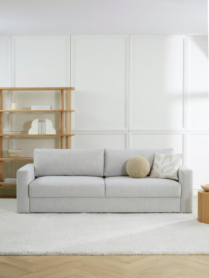 Westwing Collection Schlafsofa Tasha (3-Sitzer) mit Stauraum Vatertagsangebot