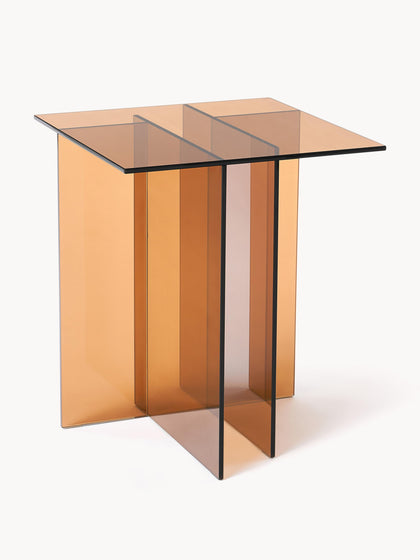 Westwing Collection Glas-Beistelltisch Anouk