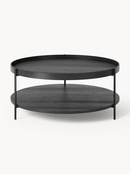 Westwing Collection Runder Holz-Couchtisch Renee