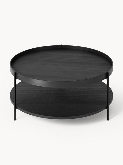 Westwing Collection Runder Holz-Couchtisch Renee Kauf eins, bekomm eins gratis
