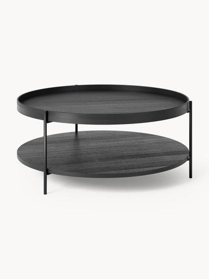 Westwing Collection Runder Holz-Couchtisch Renee Kauf eins, bekomm eins gratis