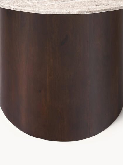 Westwing Collection Runder Marmor-Esstisch Abby Ø 120 cm Sonderangebote