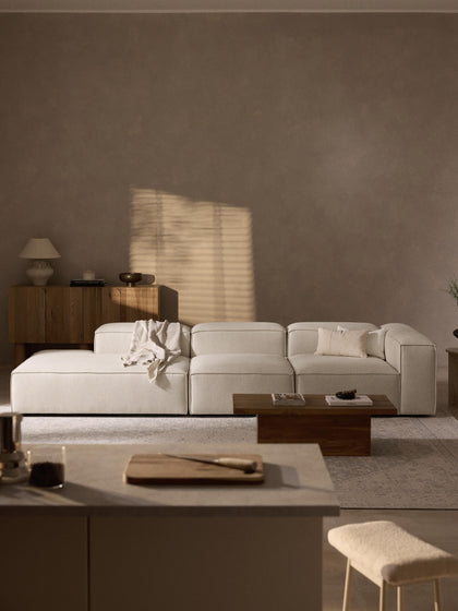 Westwing Collection Mittelmodul Lennon aus Leinen-Mix Tiefpreis