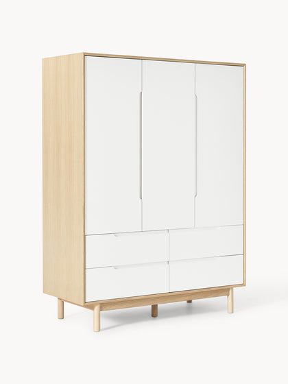 Westwing Collection Kleiderschrank Cassy 3-türig Kostenlose Rückgabe