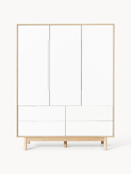 Westwing Collection Kleiderschrank Cassy 3-türig Kostenlose Rückgabe