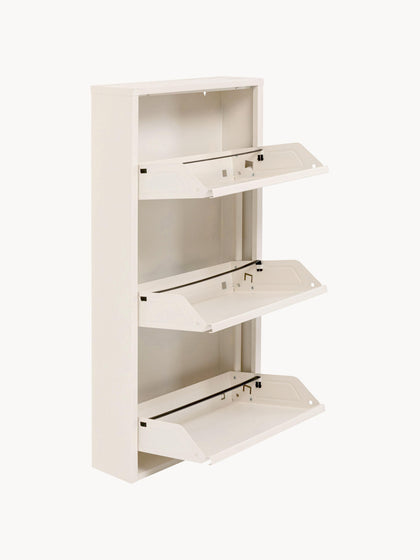 Westwing Collection Wand-Schuhschrank Caruso mit Klappfächern Begrenzte Freigabe
