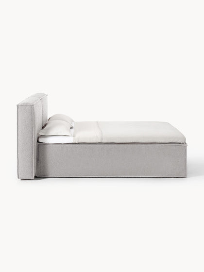 Westwing Collection Bouclé-Boxspringbett Lennon Letzte 2 Tage