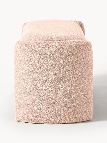 Westwing Collection Teddy-Polsterbank Benji mit Stauraum Zeitbegrenzte Promotion