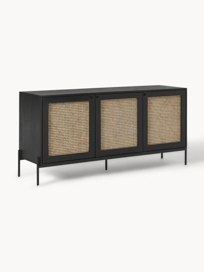 Westwing Collection Sideboard Vienna mit Wiener Geflecht