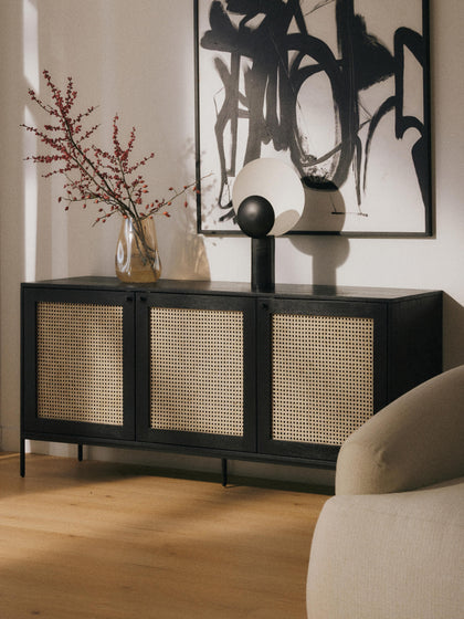 Westwing Collection Sideboard Vienna mit Wiener Geflecht Bis zu 60% Rabatt