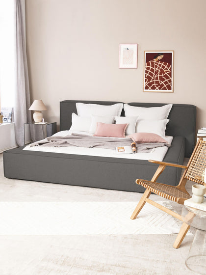 Westwing Collection Polsterbett Lennon mit Stauraum Bis zu 55% Rabatt
