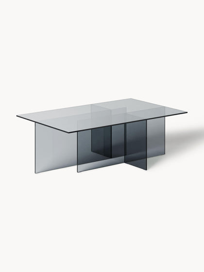 Westwing Collection Glas-Couchtisch Anouk B 102 cm Super Rabatt