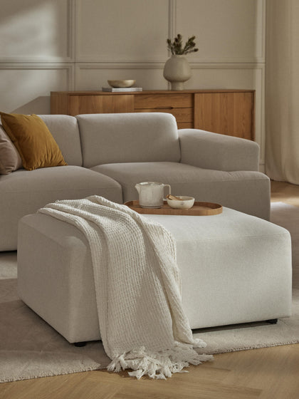 Westwing Collection Hocker Melva B 99 x T 72 cm Kostenloser Versand international