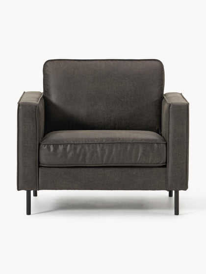 Westwing Collection Sessel Hunter aus recyceltem Leder Speichern exportieren