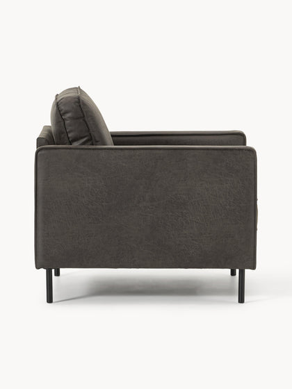 Westwing Collection Sessel Hunter aus recyceltem Leder Speichern exportieren