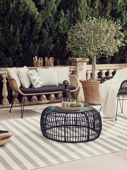 Westwing Collection Polyrattan-Sitzbank Costa 2025